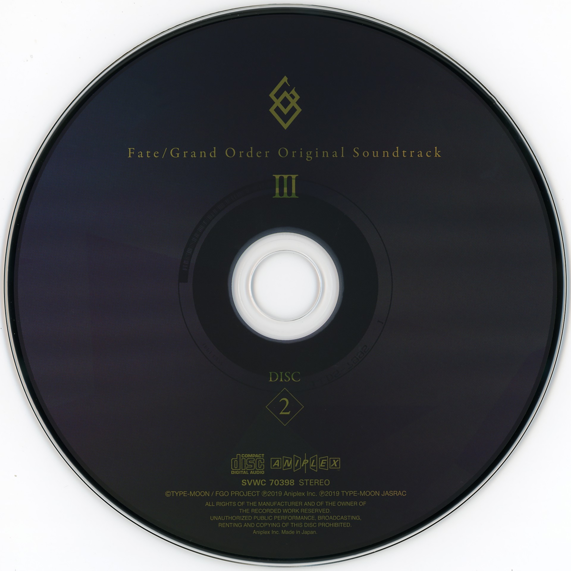 Fate/Grand Order Original Soundtrack III (2019) MP3